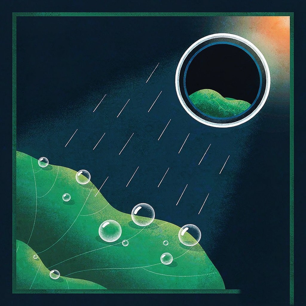 Lotus-effect hydrophobic layer